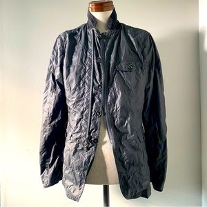 John Varvatos men’s gray/green zip blazer, XS, NWT